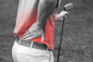 low back pain while golfing